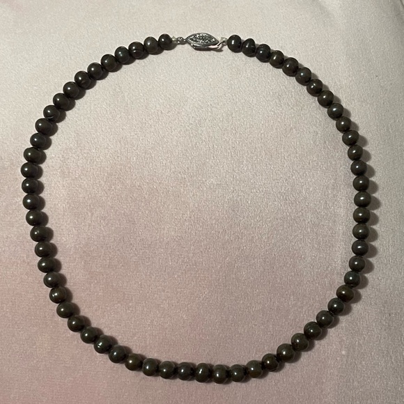 Brown Beaded Necklace - Picture 2 of 2